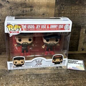 Funko Pop! WWE The Usos 2-Pack Jey Uso & Jimmy Uso Vinyl Figures